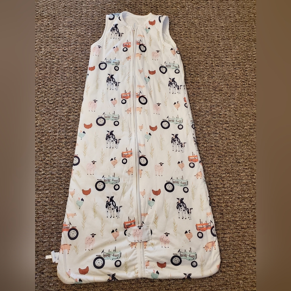 Charming Farm Print Kids Sleep Sack 1 0 Tog. Ideal 68-75*